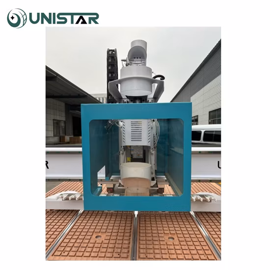 Fresadoras CNC para esmerilado de vidrio, pegado vertical de metal, cambiador automático de herramientas, espigado de madera