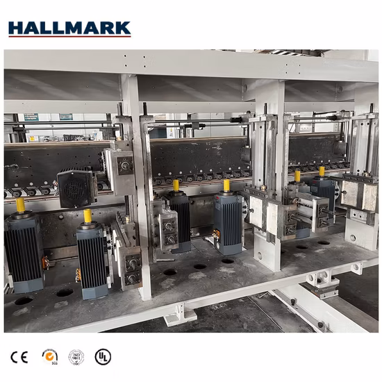 Máquina automática de corte y espigado de doble extremo para carpintería